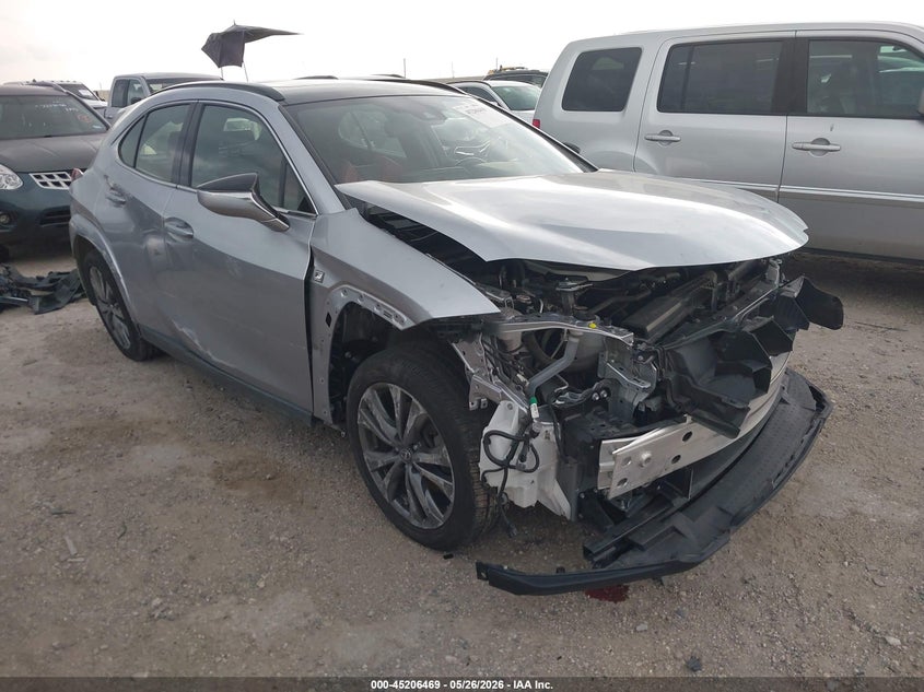 2024 Lexus Ux VIN JTHR9JBH1R2073593 IAAI salvage auction — FRONT END, Original (Texas), sold $575 on 2026-07-29 (photo 1)