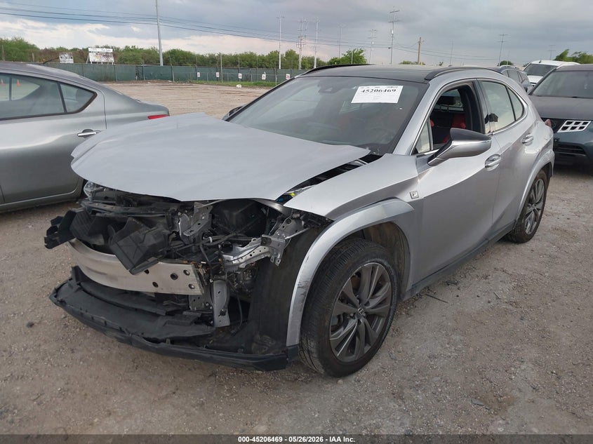 2024 Lexus Ux VIN JTHR9JBH1R2073593 IAAI salvage auction — FRONT END, Original (Texas), sold $575 on 2026-07-29 (photo 2)