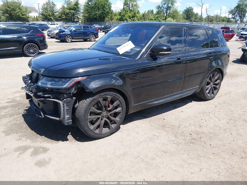 2020 Land rover Range rover sport VIN SALWS2RU4LA716476 IAAI salvage auction — FRONT END, Salvage Title, sold $16,200 on 2026-07-31 (photo 2)