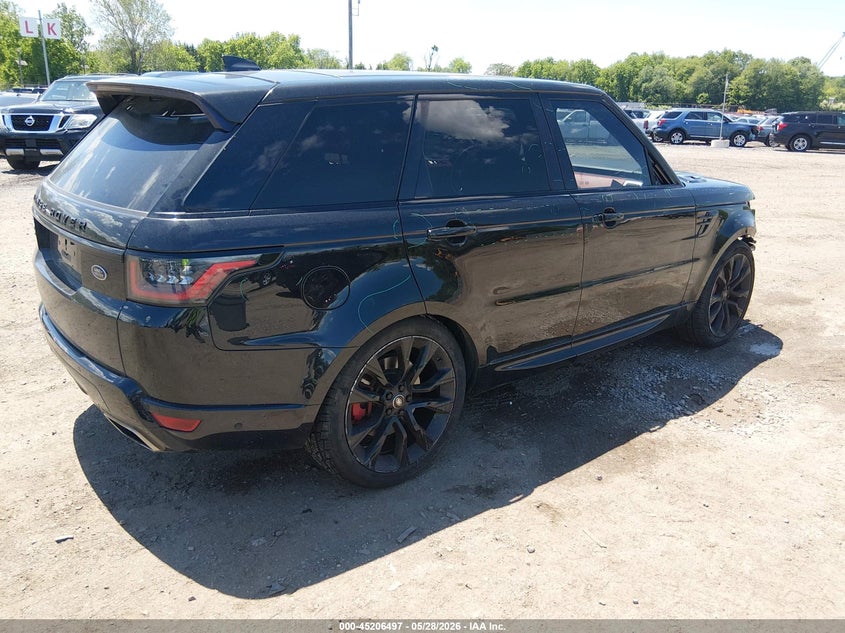 2020 Land rover Range rover sport VIN SALWS2RU4LA716476 IAAI salvage auction — FRONT END, Salvage Title, sold $1,650 on 2026-07-31 (photo 4)