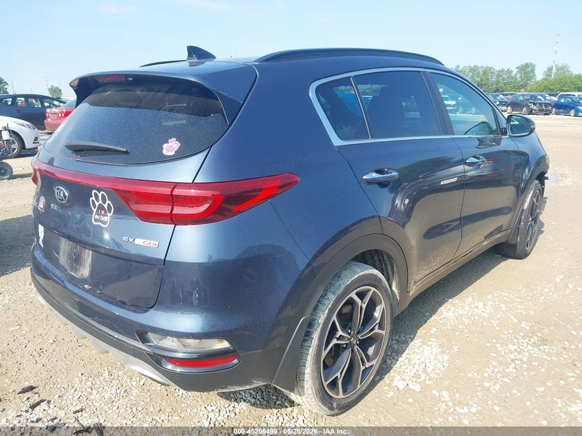 2022 Kia Sportage VIN KNDPRCA67N7006272 IAAI salvage auction — FRONT END, Salvage Title, sold $3,325 on 2026-07-29 (photo 4)