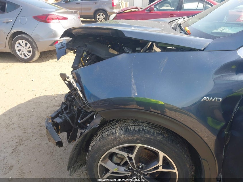 2022 Kia Sportage VIN KNDPRCA67N7006272 IAAI salvage auction — FRONT END, Salvage Title, sold $3,325 on 2026-07-29 (photo 6)
