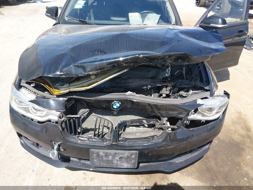 2018 BMW 3er VIN WBA8E5G50JNU45973 IAAI salvage auction — FRONT END, Salvage Title, sold $450 on 2026-09-08 (photo 6)