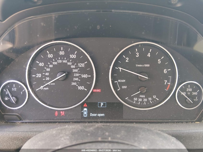 2018 BMW 3er VIN WBA8E5G50JNU45973 IAAI salvage auction — FRONT END, Salvage Title, sold $450 on 2026-09-08 (photo 7)