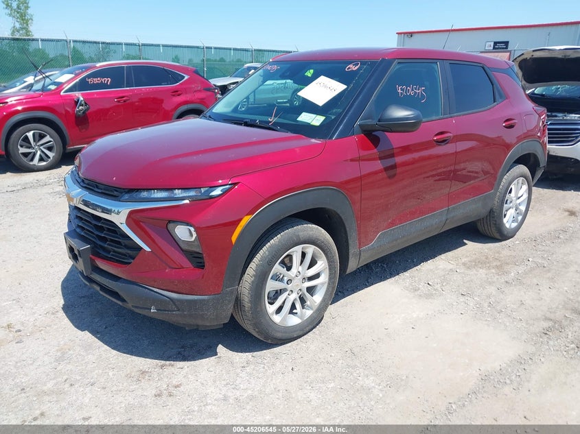 2025 Chevrolet Trailblazer VIN KL79MNSLXSB151951 IAAI salvage auction — REAR END, Salvage Title, sold $5,325 on 2026-07-14 (photo 2)