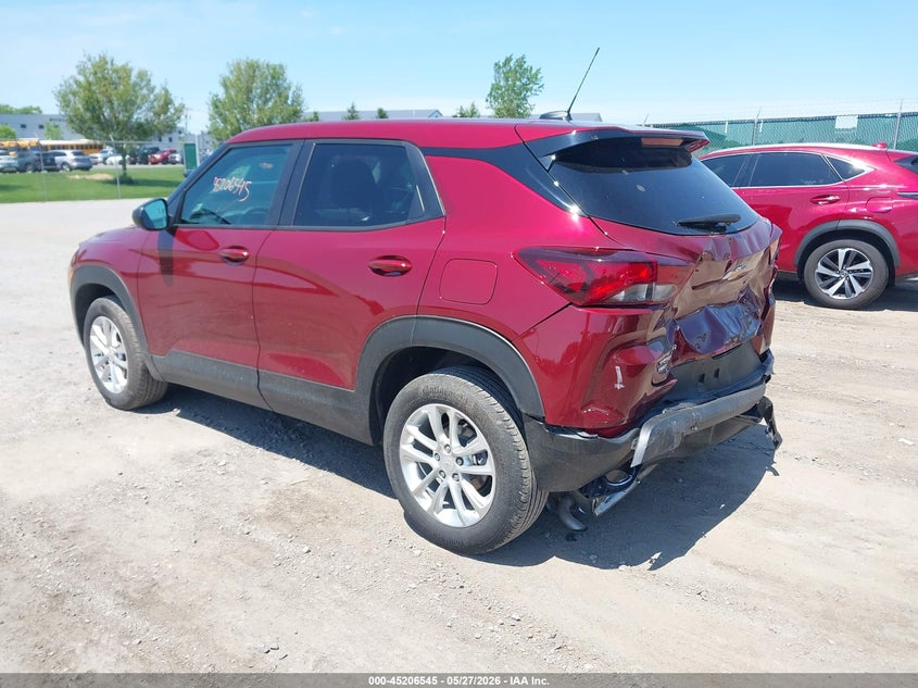 2025 Chevrolet Trailblazer VIN KL79MNSLXSB151951 IAAI salvage auction — REAR END, Salvage Title, sold $5,325 on 2026-07-14 (photo 3)