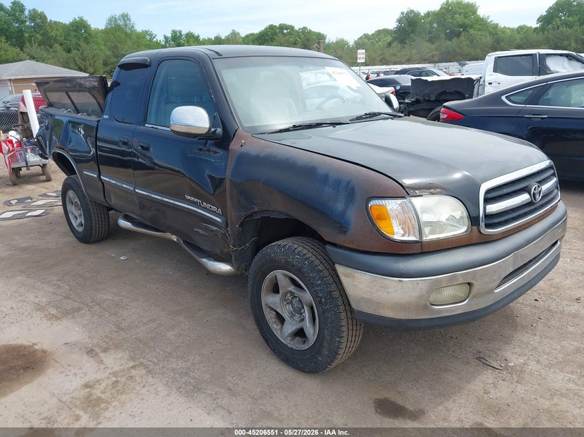 2001 Toyota Tundra VIN 5TBBT44151S187270 IAAI salvage auction — RIGHT REAR, Clear (Indiana), sold $975 on 2026-07-14 (photo 1)