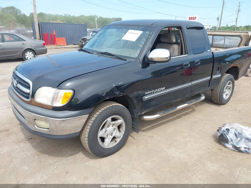 2001 Toyota Tundra VIN 5TBBT44151S187270 IAAI salvage auction — RIGHT REAR, Clear (Indiana), sold $975 on 2026-07-14 (photo 2)