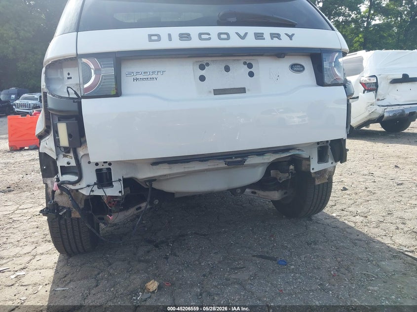 2016 Land rover Discovery sport VIN SALCR2BG5GH632988 IAAI salvage auction — REAR END, Salvage Title, sold $2,550 on 2026-07-29 (photo 6)