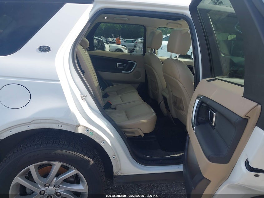 2016 Land rover Discovery sport VIN SALCR2BG5GH632988 IAAI salvage auction — REAR END, Salvage Title, sold $2,550 on 2026-07-29 (photo 8)
