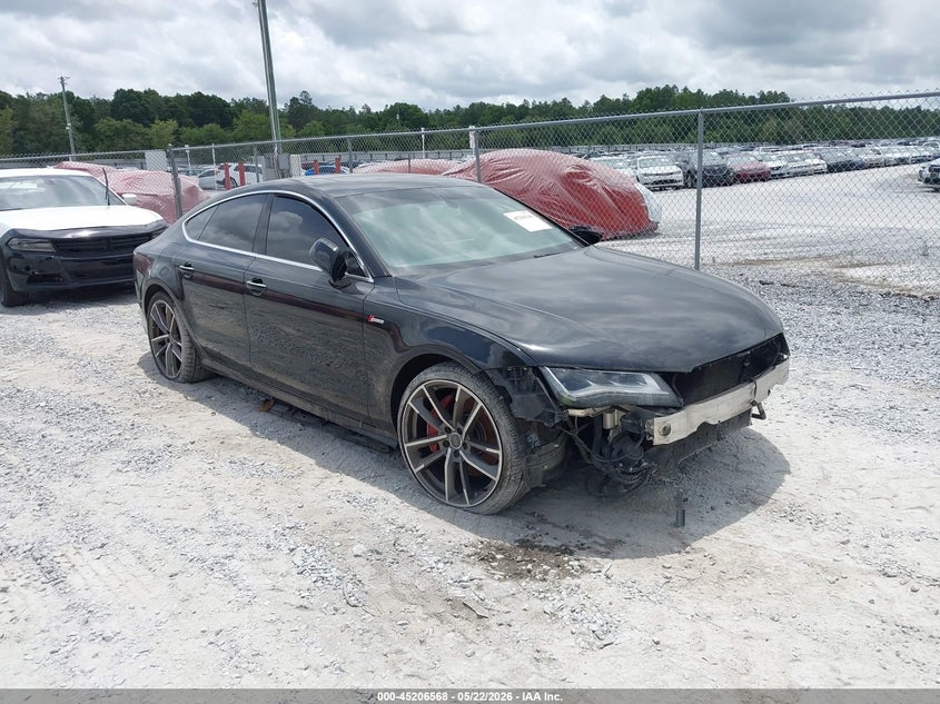 2012 Audi A7 VIN WAU2GAFC4CN105219 IAAI salvage auction — FRONT END, Clear (Florida), sold $25 on 2026-07-23 (photo 1)