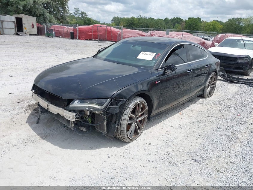 2012 Audi A7 VIN WAU2GAFC4CN105219 IAAI salvage auction — FRONT END, Clear (Florida), sold $25 on 2026-07-23 (photo 2)
