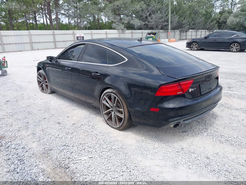 2012 Audi A7 VIN WAU2GAFC4CN105219 IAAI salvage auction — FRONT END, Clear (Florida), sold $25 on 2026-07-23 (photo 3)