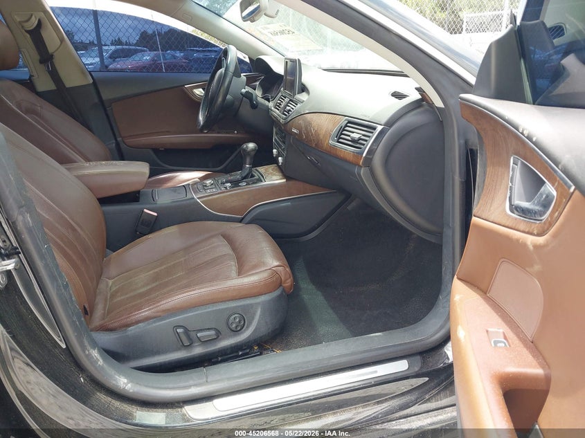 2012 Audi A7 VIN WAU2GAFC4CN105219 IAAI salvage auction — FRONT END, Clear (Florida), sold $25 on 2026-07-23 (photo 5)