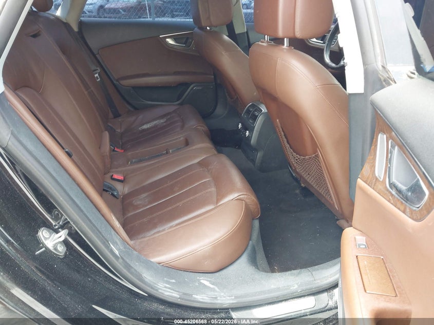 2012 Audi A7 VIN WAU2GAFC4CN105219 IAAI salvage auction — FRONT END, Clear (Florida), sold $25 on 2026-07-23 (photo 8)