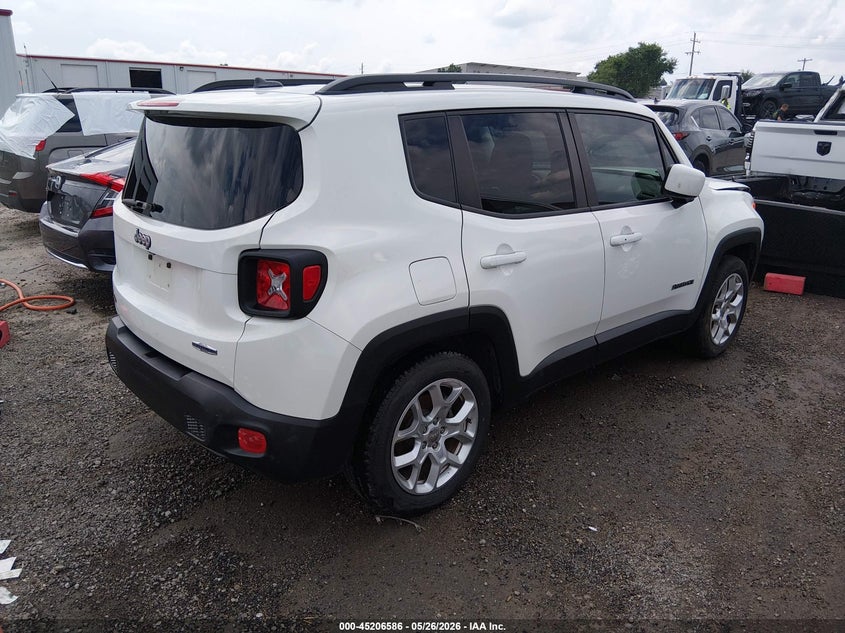 2016 Jeep Renegade VIN ZACCJABT0GPD08233 IAAI salvage auction — FRONT END, Clear (Oklahoma), sold $1,500 on 2026-07-28 (photo 4)