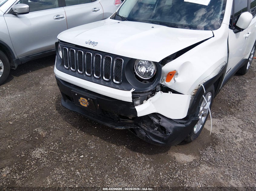 2016 Jeep Renegade VIN ZACCJABT0GPD08233 IAAI salvage auction — FRONT END, Clear (Oklahoma), sold $1,500 on 2026-07-28 (photo 6)