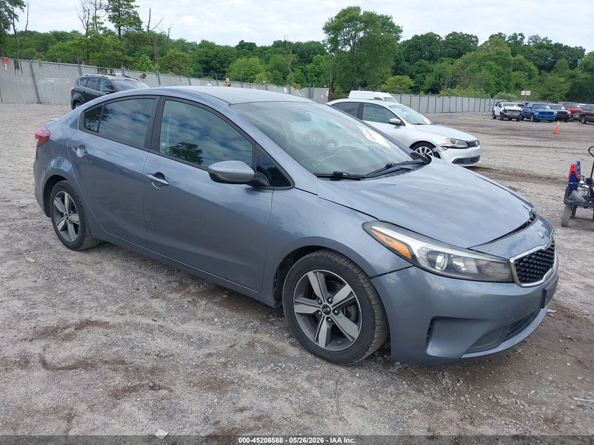 2018 Kia Forte VIN 3KPFL4A72JE195533 IAAI salvage auction — FRONT END, Salvage (New Jersey), sold $1,400 on 2026-08-01 (photo 1)