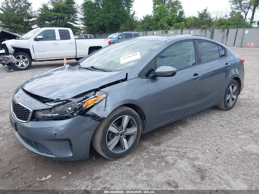 2018 Kia Forte VIN 3KPFL4A72JE195533 IAAI salvage auction — FRONT END, Salvage (New Jersey), sold $1,400 on 2026-08-01 (photo 2)