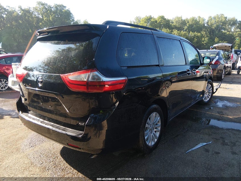 2015 Toyota Sienna VIN 5TDYK3DC5FS599471 IAAI salvage auction — FRONT END, Salvage (Kansas), sold $3,125 on 2026-07-08 (photo 4)