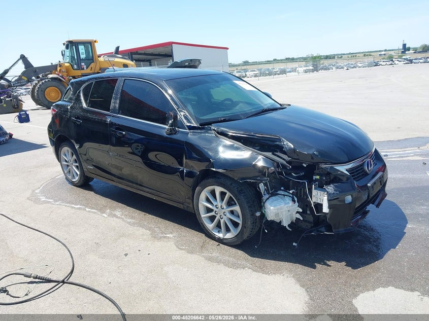 2012 Lexus Ct VIN JTHKD5BH1C2072295 IAAI salvage auction — FRONT END, Salvage (Nebraska), sold $1,100 on 2026-07-23 (photo 1)