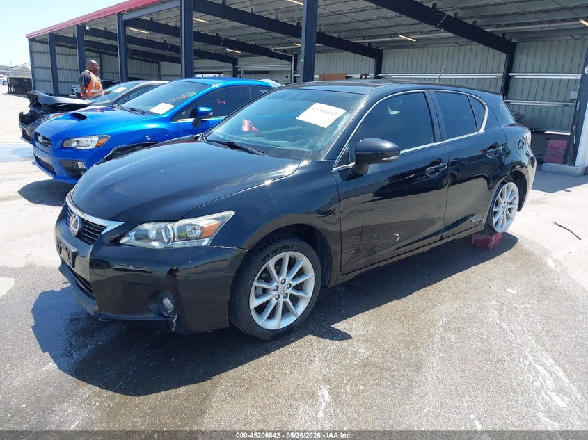 2012 Lexus Ct VIN JTHKD5BH1C2072295 IAAI salvage auction — FRONT END, Salvage (Nebraska), sold $1,100 on 2026-07-23 (photo 2)