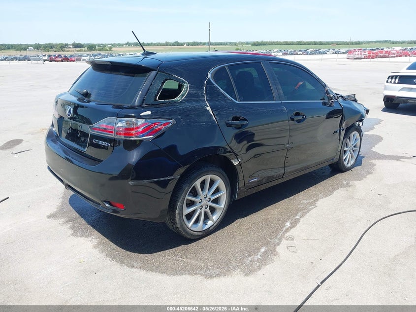 2012 Lexus Ct VIN JTHKD5BH1C2072295 IAAI salvage auction — FRONT END, Salvage (Nebraska), sold $1,100 on 2026-07-23 (photo 4)