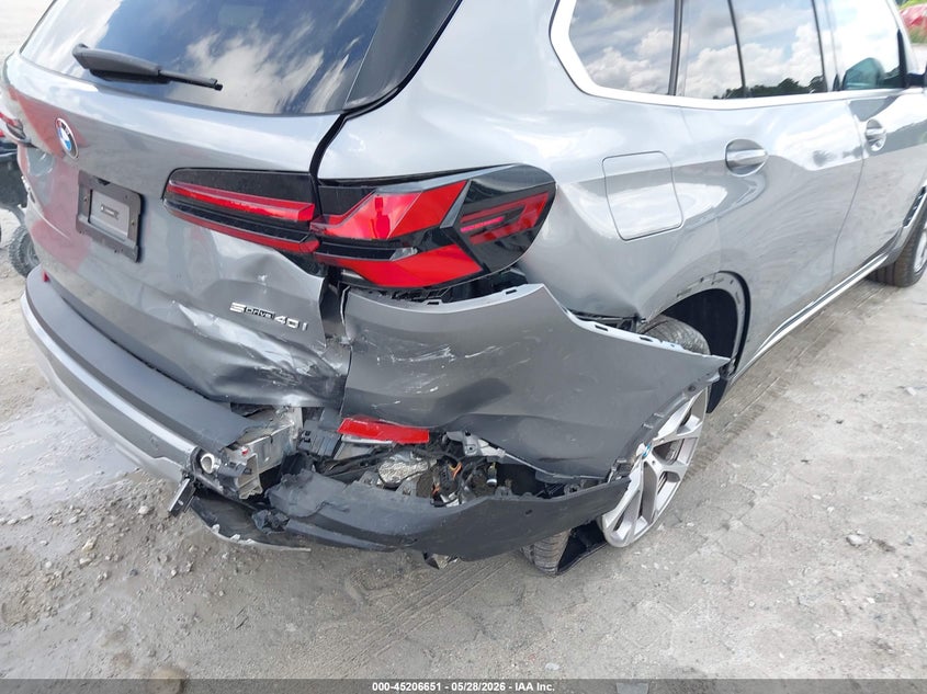 2025 BMW X5 VIN 5UX13EU01S9W95332 IAAI salvage auction — RIGHT REAR, Salvage (North Carolina), sold $31,800 on 2026-07-30 (photo 6)