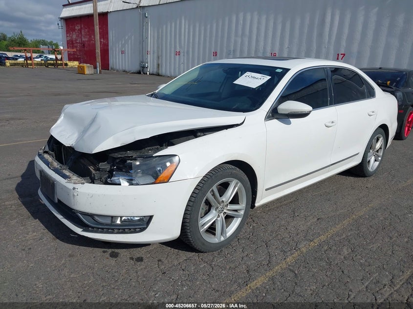 2012 Volkswagen Passat VIN 1VWBN7A33CC042951 IAAI salvage auction — FRONT END, Salvage (Oregon), sold $1,400 on 2026-07-09 (photo 2)