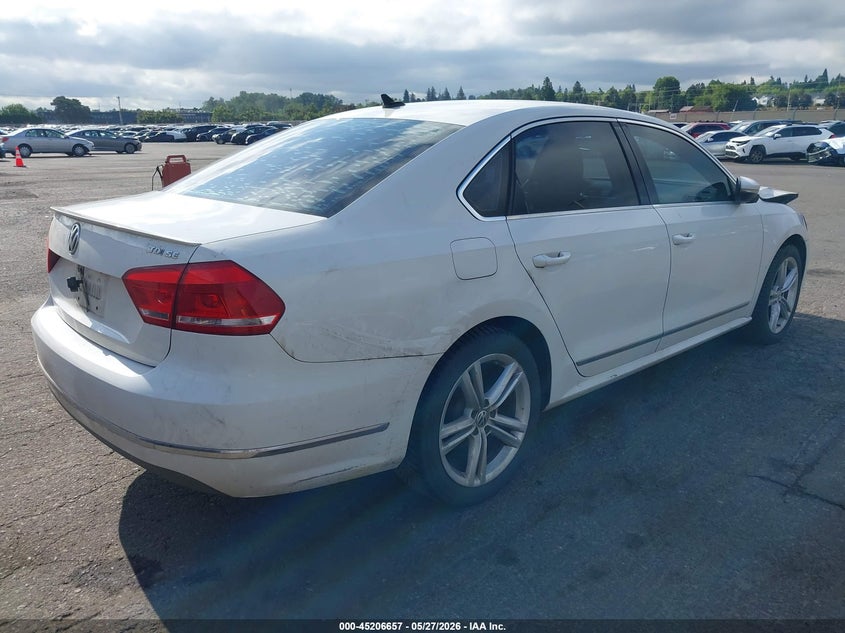 2012 Volkswagen Passat VIN 1VWBN7A33CC042951 IAAI salvage auction — FRONT END, Salvage (Oregon), sold $1,400 on 2026-07-09 (photo 4)