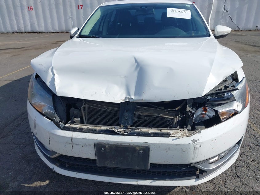 2012 Volkswagen Passat VIN 1VWBN7A33CC042951 IAAI salvage auction — FRONT END, Salvage (Oregon), sold $1,400 on 2026-07-09 (photo 6)