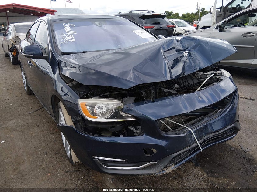 2015 Volvo S60 VIN YV1612TB9F1310032 IAAI salvage auction — FRONT END, Salvage (Louisiana), sold $600 on 2026-07-20 (photo 1)
