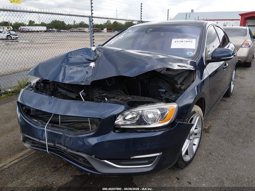 2015 Volvo S60 VIN YV1612TB9F1310032 IAAI salvage auction — FRONT END, Salvage (Louisiana), sold $600 on 2026-07-20 (photo 2)