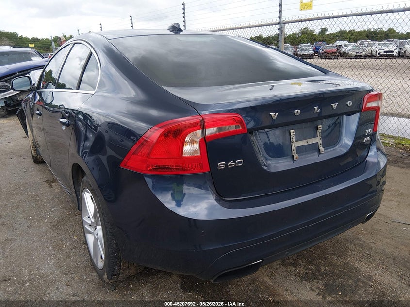2015 Volvo S60 VIN YV1612TB9F1310032 IAAI salvage auction — FRONT END, Salvage (Louisiana), sold $600 on 2026-07-20 (photo 3)