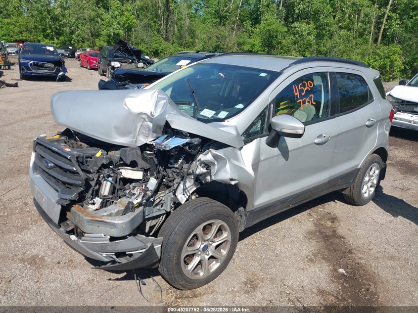 2018 Ford Ecosport VIN MAJ6P1UL4JC160582 IAAI salvage auction — FRONT END, Salvage Title, sold $25 on 2026-07-28 (photo 2)