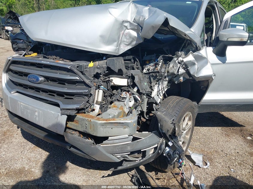 2018 Ford Ecosport VIN MAJ6P1UL4JC160582 IAAI salvage auction — FRONT END, Salvage Title, sold $25 on 2026-07-28 (photo 6)
