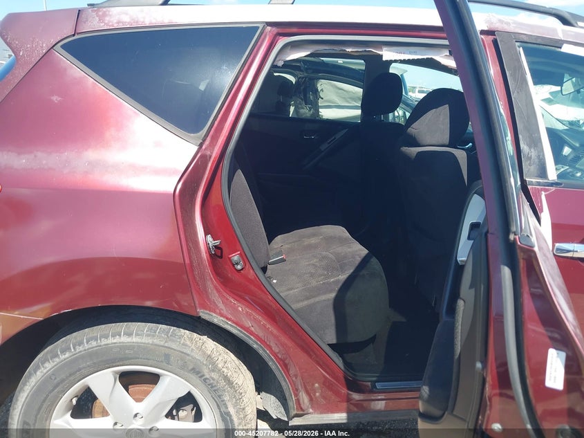 2010 Nissan Murano VIN JN8AZ1MWXAW103542 IAAI salvage auction — FRONT END, Salvage (Idaho), sold $100 on 2026-07-09 (photo 8)