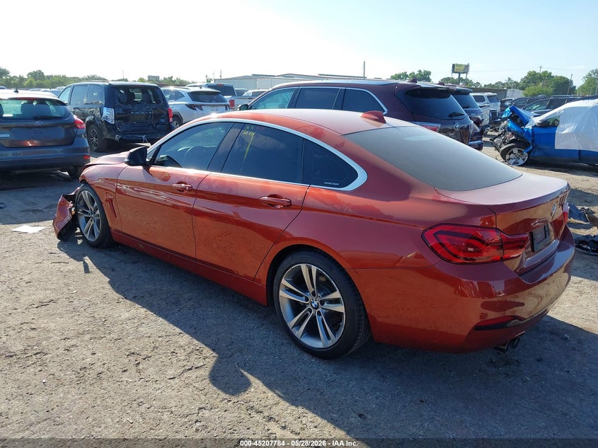 2019 BMW 4er VIN WBA4J1C50KBM17974 IAAI salvage auction — FRONT END, Salvage Title, sold $7,100 on 2026-08-12 (photo 3)