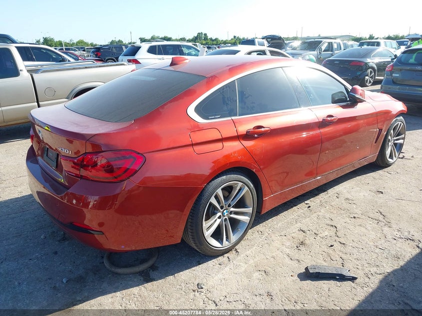 2019 BMW 4er VIN WBA4J1C50KBM17974 IAAI salvage auction — FRONT END, Salvage Title, sold $7,100 on 2026-08-12 (photo 4)