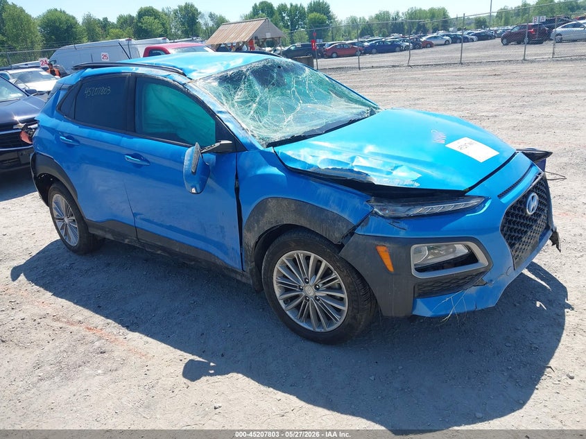 2018 Hyundai Kona VIN KM8K2CAA9JU097474 IAAI salvage auction — ROLLOVER, Salvage Title, sold $800 on 2026-07-16 (photo 1)