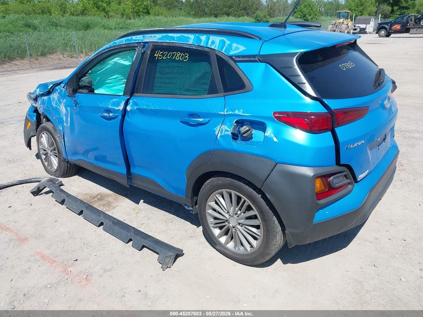 2018 Hyundai Kona VIN KM8K2CAA9JU097474 IAAI salvage auction — ROLLOVER, Salvage Title, sold $800 on 2026-07-16 (photo 3)