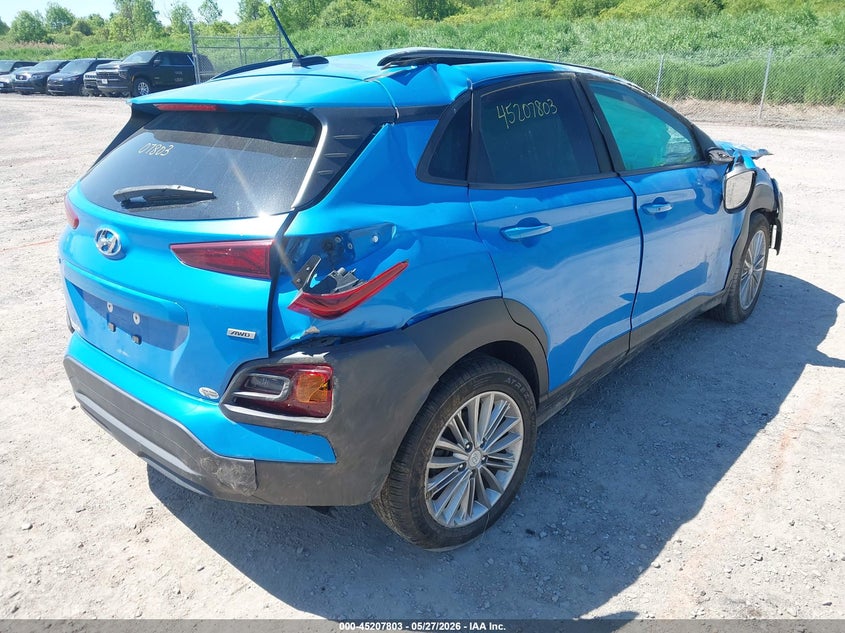 2018 Hyundai Kona VIN KM8K2CAA9JU097474 IAAI salvage auction — ROLLOVER, Salvage Title, sold $800 on 2026-07-16 (photo 4)