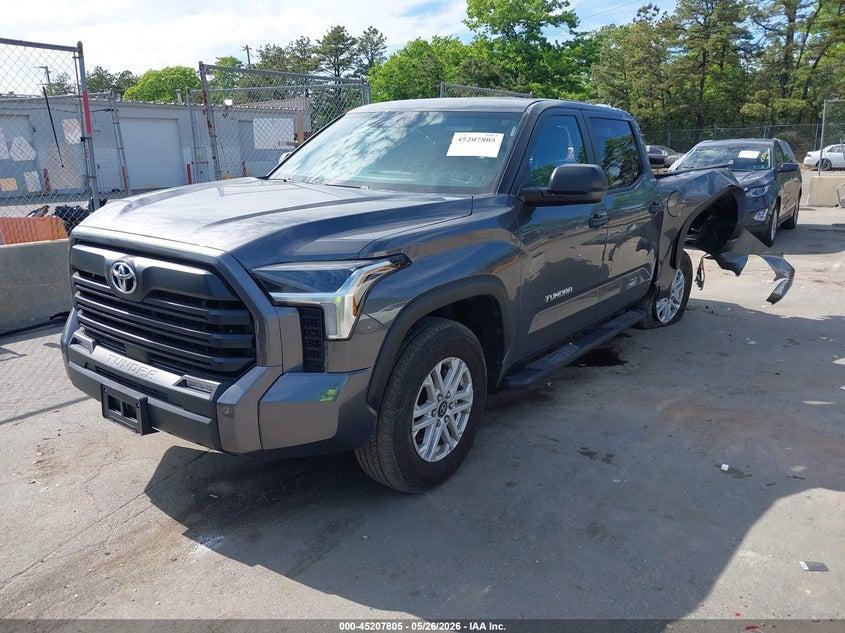 2025 Toyota Tundra VIN 5TFLA5DB9SX299789 IAAI salvage auction — REAR END, Mv-907A (New York), sold $14,200 on 2026-07-14 (photo 2)