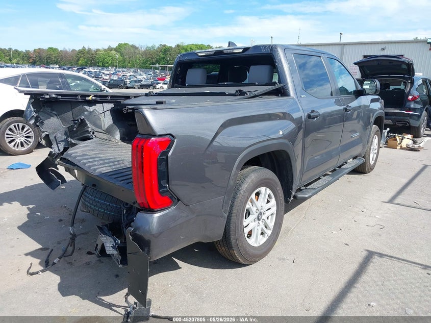 2025 Toyota Tundra VIN 5TFLA5DB9SX299789 IAAI salvage auction — REAR END, Mv-907A (New York), sold $14,200 on 2026-07-14 (photo 4)