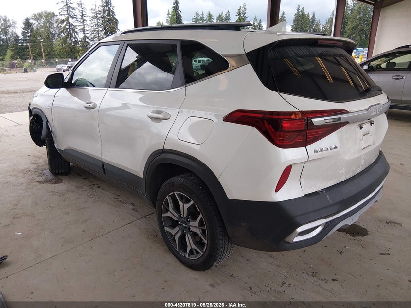 2022 Kia Seltos VIN KNDERCAA9N7257287 IAAI salvage auction — LEFT FRONT, Bill Of Sale (Washington), sold $6,525 on 2026-07-08 (photo 3)