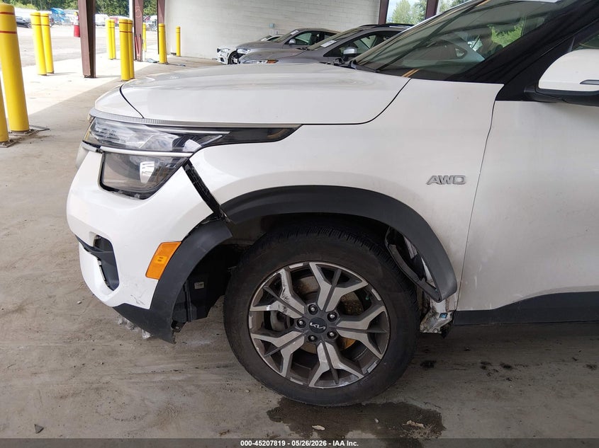 2022 Kia Seltos VIN KNDERCAA9N7257287 IAAI salvage auction — LEFT FRONT, Bill Of Sale (Washington), sold $6,525 on 2026-07-08 (photo 6)