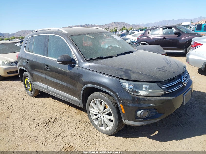 2012 Volkswagen Tiguan VIN WVGAV7AX3CW514514 IAAI salvage auction — NORMAL WEAR, Clear-Dealer Only (Arizona), sold $875 on 2026-07-28 (photo 1)