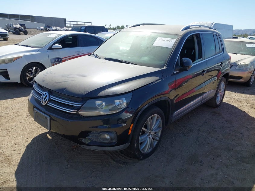 2012 Volkswagen Tiguan VIN WVGAV7AX3CW514514 IAAI salvage auction — NORMAL WEAR, Clear-Dealer Only (Arizona), sold $875 on 2026-07-28 (photo 2)