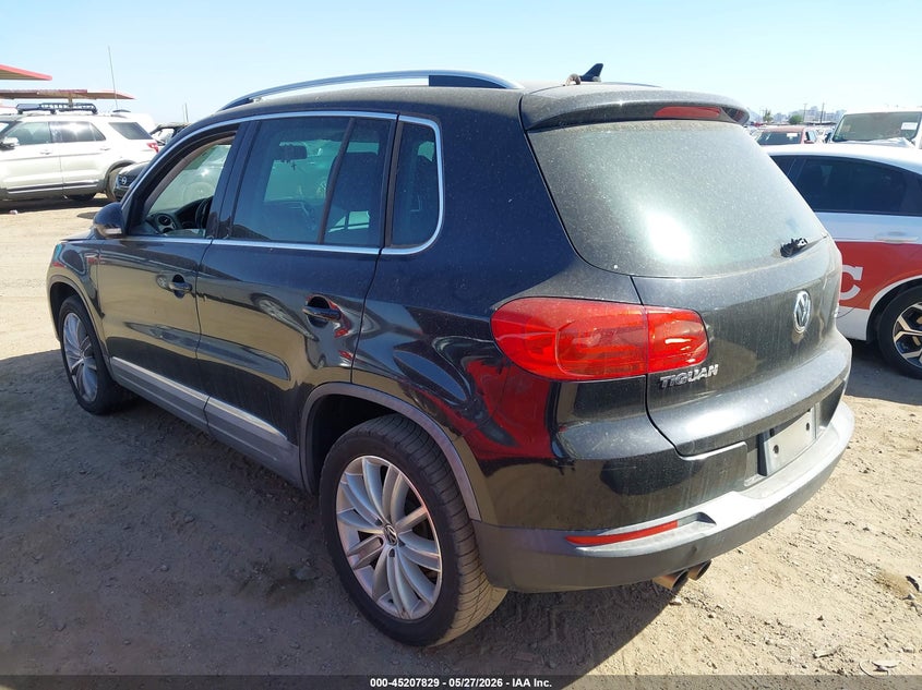 2012 Volkswagen Tiguan VIN WVGAV7AX3CW514514 IAAI salvage auction — NORMAL WEAR, Clear-Dealer Only (Arizona), sold $875 on 2026-07-28 (photo 3)