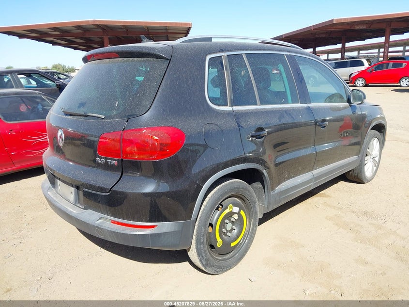 2012 Volkswagen Tiguan VIN WVGAV7AX3CW514514 IAAI salvage auction — NORMAL WEAR, Clear-Dealer Only (Arizona), sold $875 on 2026-07-28 (photo 4)